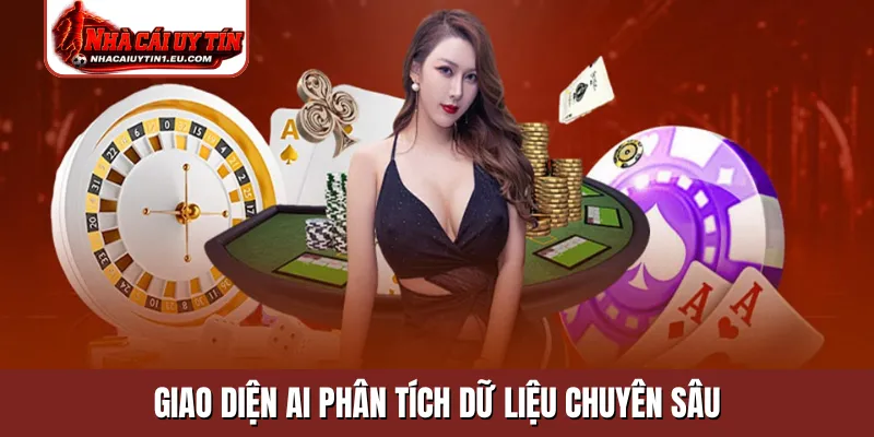 Giao diện AI phân tích dữ liệu chuyên sâu